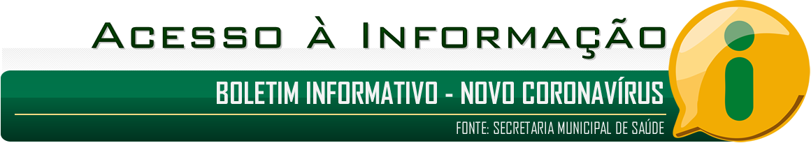 Boletim informativo - Novo Coronavírus