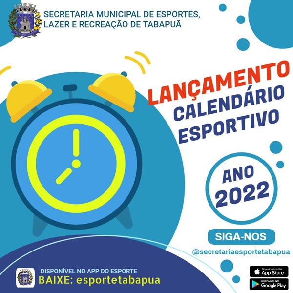 Prefeitura de Corrente divulga calendário esportivo para 2022