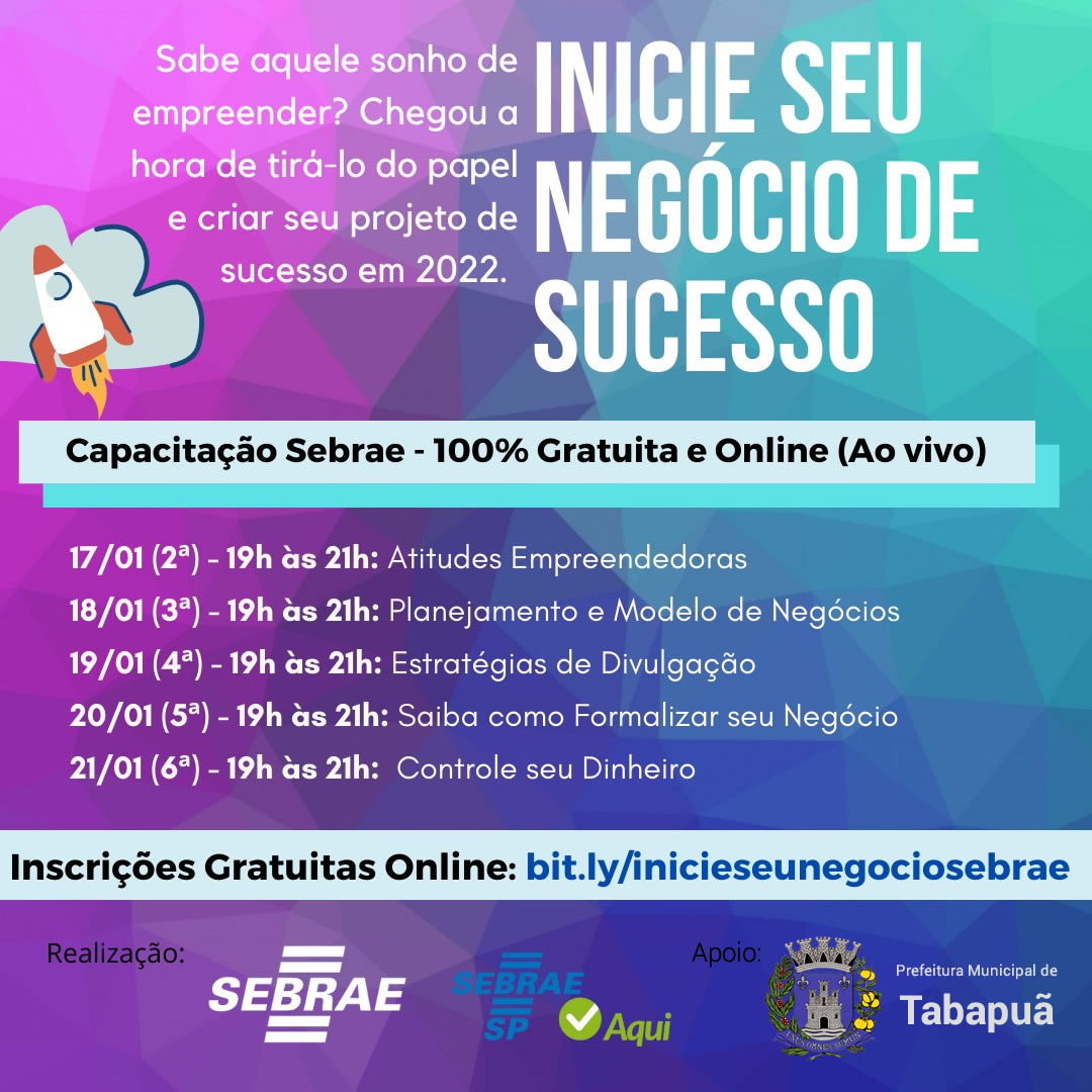 Curso Gratuito - SEBRAE