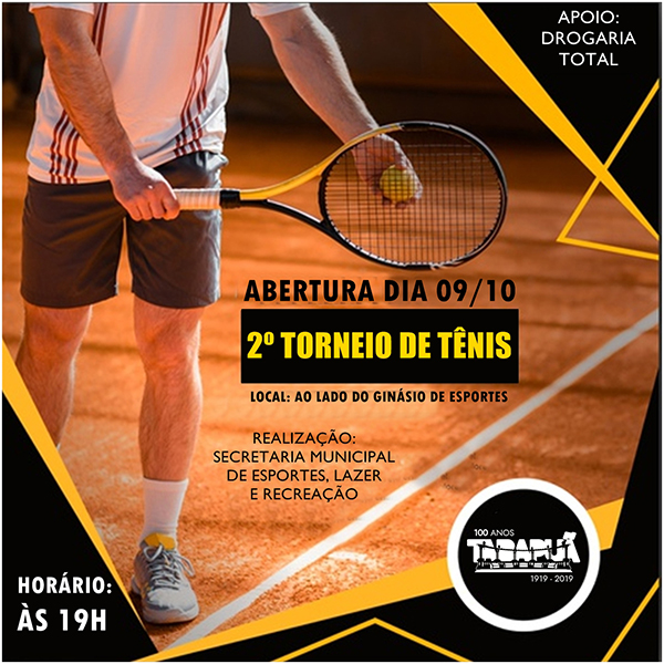2º Torneio de Tênis em Tabapuã