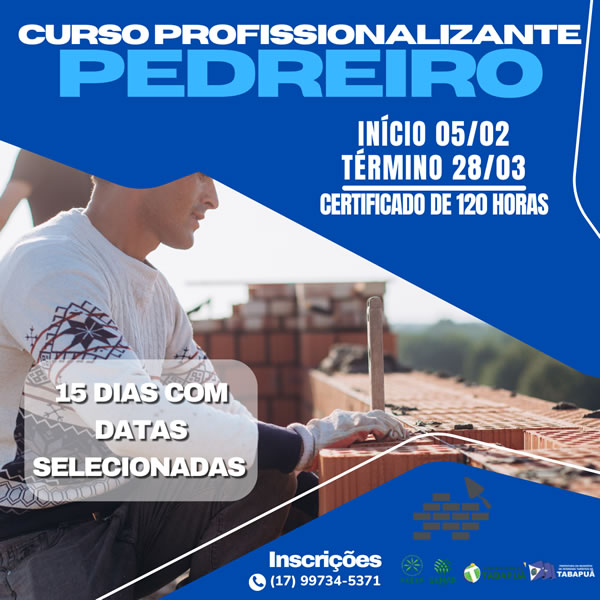 curso pedreiro