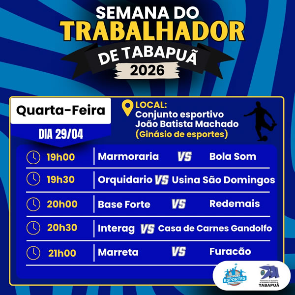 semana trabalhador2026