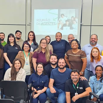 Reunião mensal dos agentes do SEBRAE