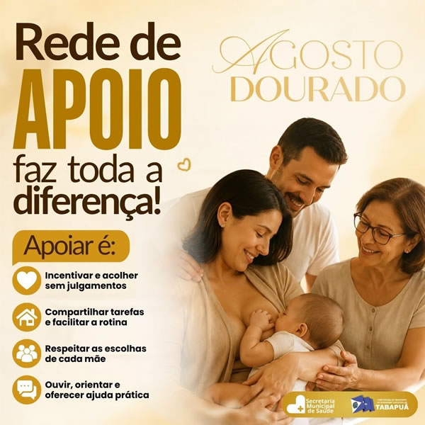 Agosto Dourado | Mês de incentivo ao aleitamento materno