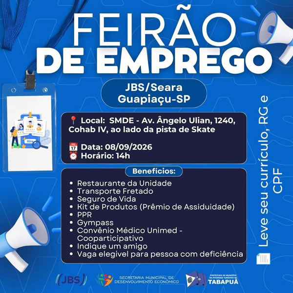 Feirão de Empregos JBS