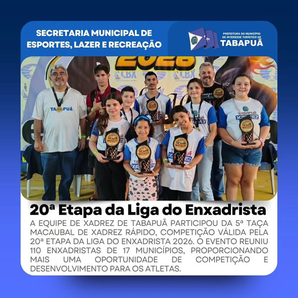 20ª Etapa da Liga do Enxadrista