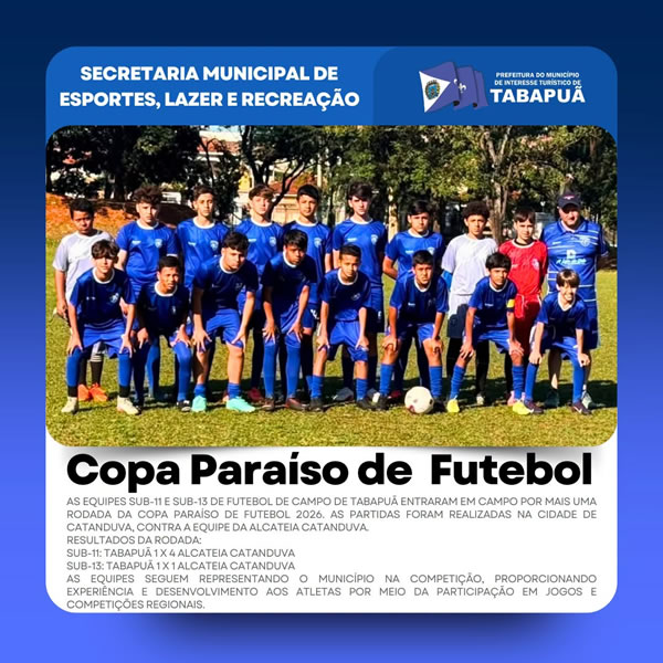 Copa Paraíso de Futebol 2026