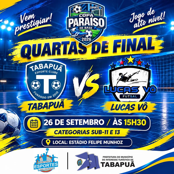 Quartas de Final Copa Paraíso