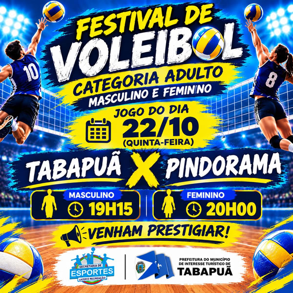 Terceiro dia do Festival de Voleibol
