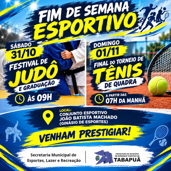 Fim de semana esportivo