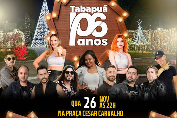 Tabapuã está em festa!