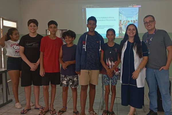 Ação educativa sobre gravidez na adolescência