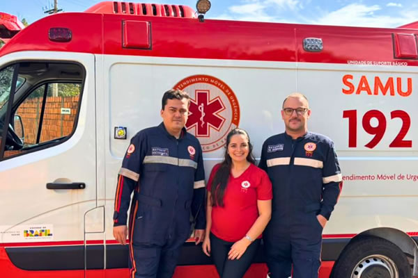 Nova ambulância do SAMU reforça atendimento