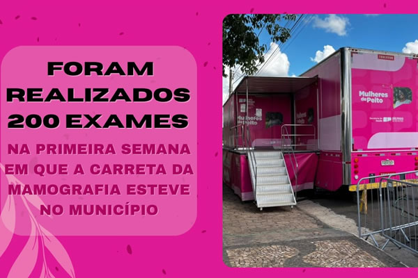 Boletim Semanal - Carreta da mamografia no município