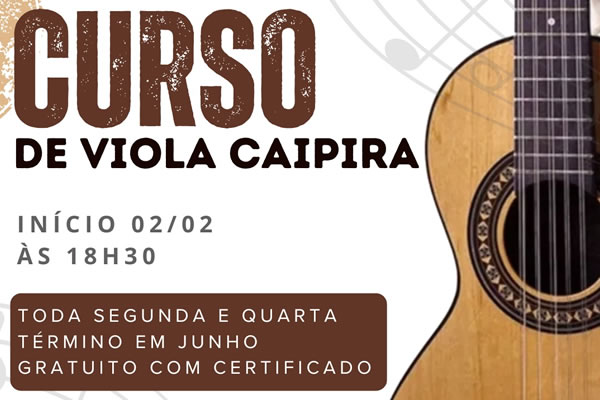 Curso gratuito de Viola Caipira