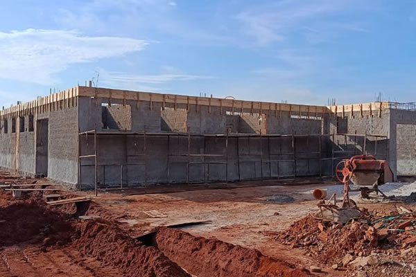 Mais avanços da obra da nova UBS