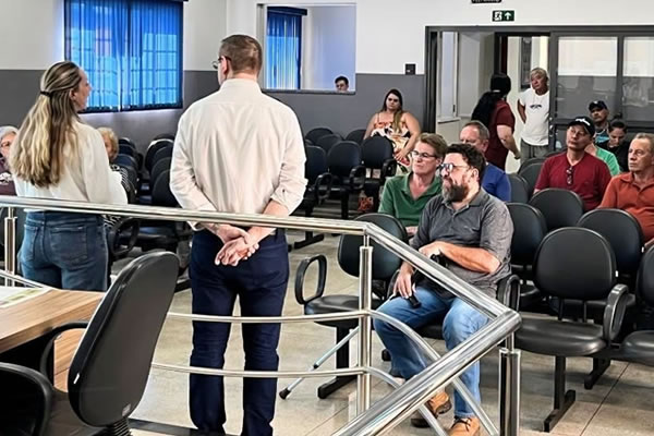 Reunião com empresários do ramo da gastronomia