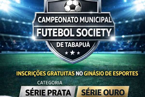 Vem aí o Campeonato Municipal de Futebol Society